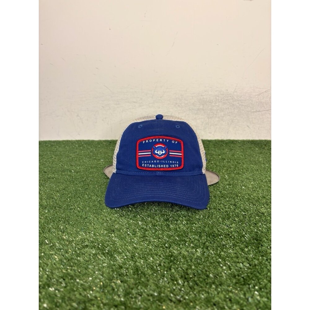 Chicago Cubs hat cap snap back blue New Era Cooperstown Collection 9twenty men 1